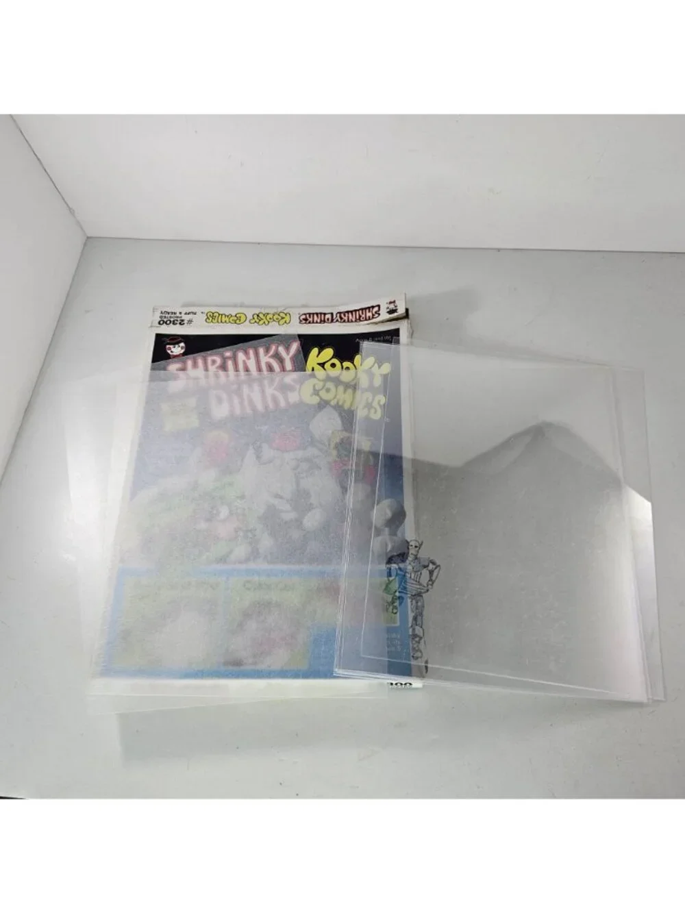 Shrinky Dinks Kooky Comics Kit #2300 Frosted Ruff & Ready Sheets and Box ONLY